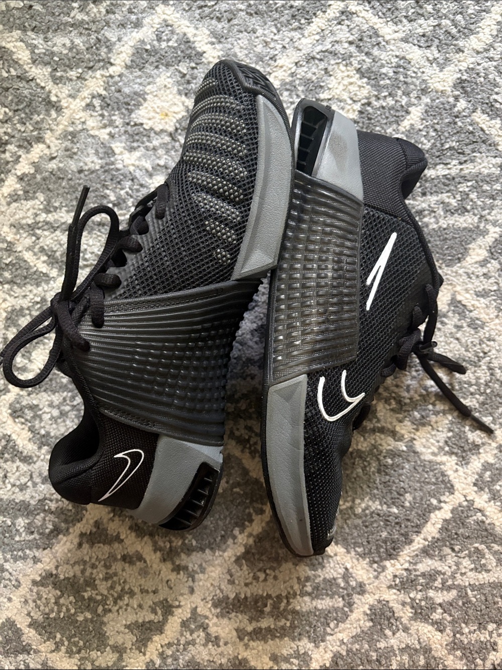 Nike Black, Gray and White Womens Metcon 5-Training Shoes